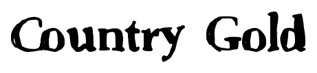 Country Gold font